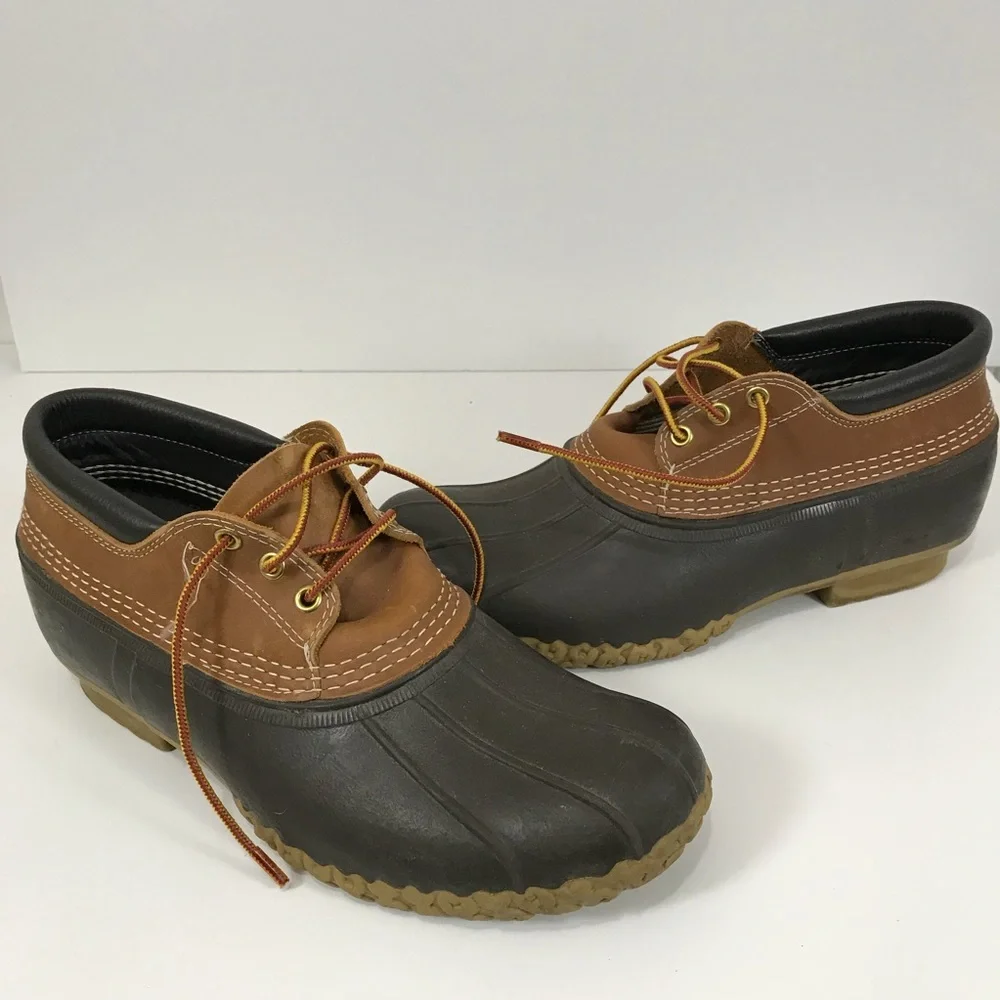 L.L. Bean duck boots gumshoe size 10